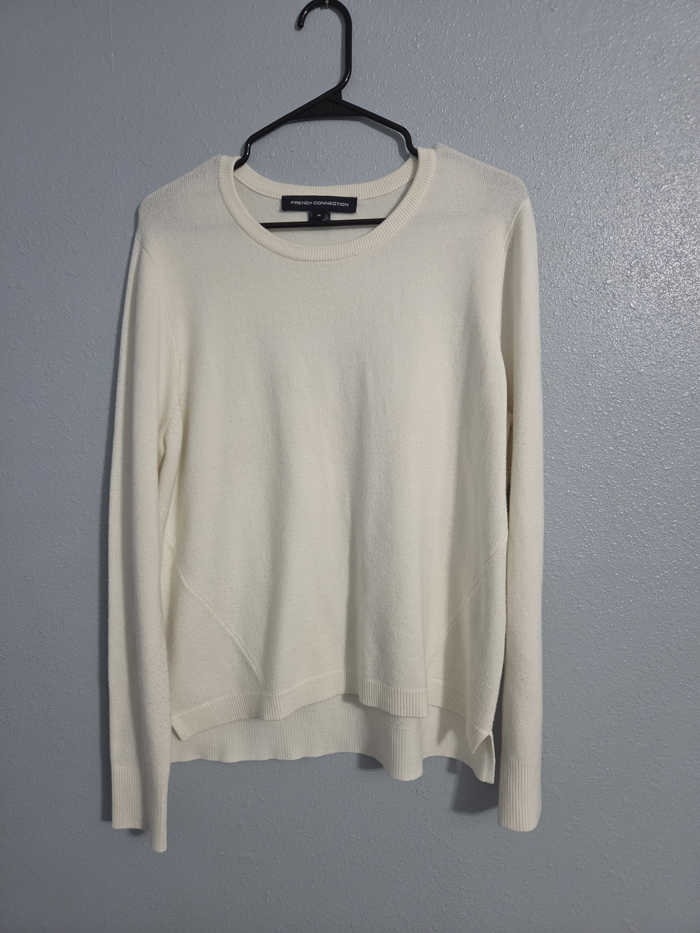 French Connection Off-White Crewneck Sweater
